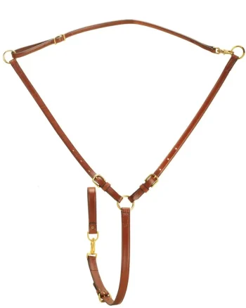 Sale TORY LEATHER Company Martingale With Solid Brass Hardware