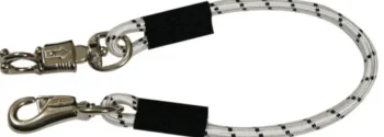 Fashion SHILOH STABLES TACK 24" Bungee Trailer Tie White/Black