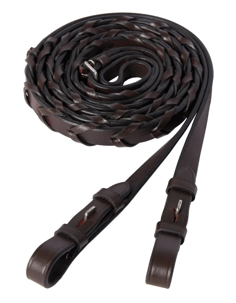 tru-fit-build-a-bridle-laced-r-XTiaNGZx-0.webp Hot KINGS INTERNATIONAL TRU-Fit™ Build-A-Bridle™ Laced Reins Chocolate