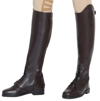 New JPC EQUESTRIAN TuffRider® Children’s Starter Back-Zip Synthetic Leather Field Boots In Mocha