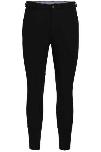 New JPC EQUESTRIAN TuffRider® Men’s Long Ribb Knee Patch Breeches Black