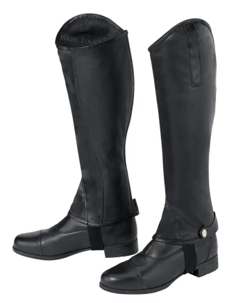 Discount JPC EQUESTRIAN TuffRider® Micro Touch Half Chaps Black