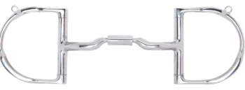 Clearance TOKLAT ORIGINALS Myler® Low Port Pony D-Ring MB 04 with Hooks Stainless Steel