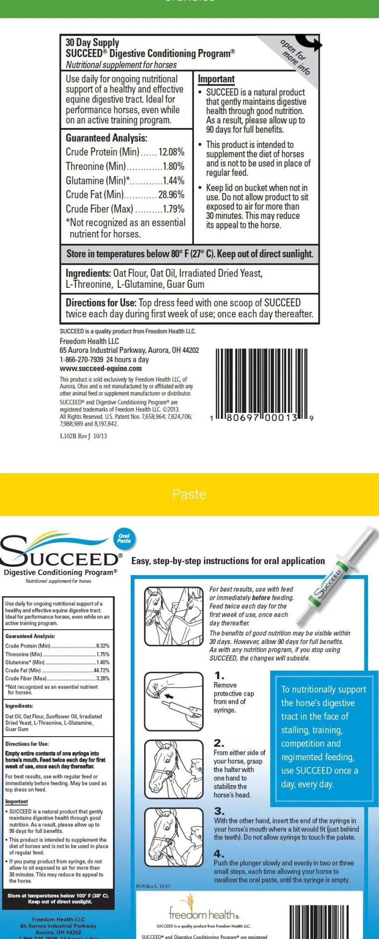 vJAXnpsQ_2.webp Outlet FREEDOM HEALTH Succeed Syringe Digestive Supplement