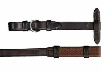 Hot WORLD EQUSTRN BRNDS Vespucci Rubber Reins With Stops And Buckle Ends