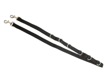 Clearance TEXT HORSE Suffolk™ Side Reins with Elastic Black