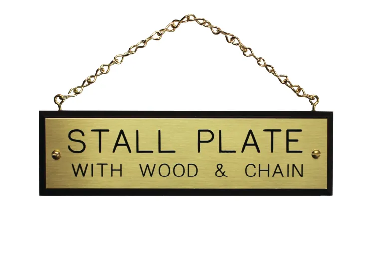 walnut-plaque-with-brass-chain-wZkVKrXW-0.webp Sale CRW Walnut Plaque With Brass Chain