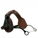 Online PARTRADE Metalab Hackamore with Padded Leather Noseband Havana