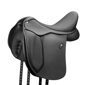 Hot SADDLERY BRANDS INTL Wintec 500 Dressage Saddle With Flocked Panels Black