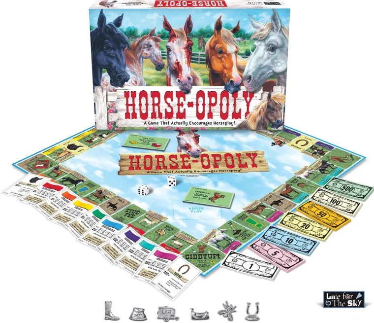 xMgXSABE_0.webp Fashion LATE FOR THE SKY Horse-Opoly Game