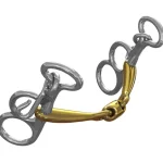 Clearance METLAR/NEUE SCHULE Neue Schule Pony Tranz Angled Lozenge Butterfly Pelham - 10 mm mouth; 5 cm shanks