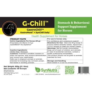 Clearance SYNNUTRA EQUINE ® GastroChill™ Pellets