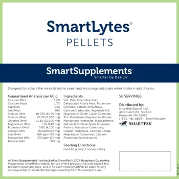 Sale SMARTPAK SmartEquine™ SmartLytes® Pellets - 7.5 lbs.